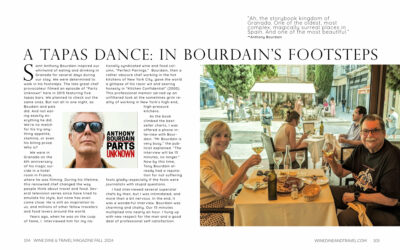 A TAPAS DANCE: WALKING IN ANTHONY BOURDAIN’S FOOTSTEPS